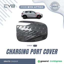BYD Atto3 - Charging Port Cover [Carbon]