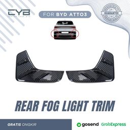 BYD Atto3 - Rear Fog Light Trim [Carbon]