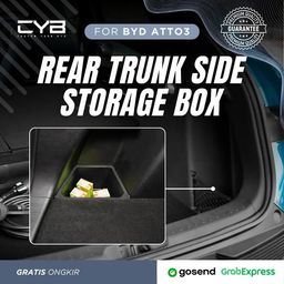 BYD Atto3 - Rear Trunk Storage Box Side [Hitam]