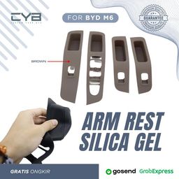 BYD M6 - Armrest Windows Rise Pad [Coklat]