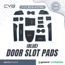 BYD Atto3 - Door Slot Pads [Biru]