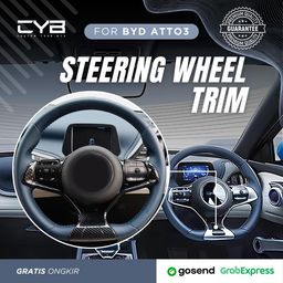 BYD Atto3 - Steering Wheel Trims [Carbon]