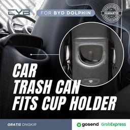 BYD Dolphin - Car Trash Can Fit Cup Holder [Hitam]