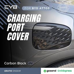 BYD Atto3 - Charging Port Cover [Hitam] 3