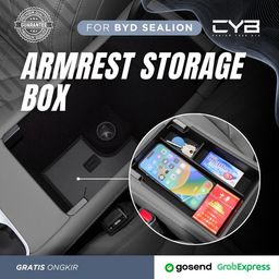 BYD Sealion 7 - Armrest Storage Box [ABS - Silica Gel Pad]