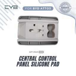 BYD Atto3 - Central Control Panel Silicone Pad [Putih]