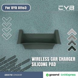 BYD Atto3 - Wireless Car Charger Silicone [Putih]
