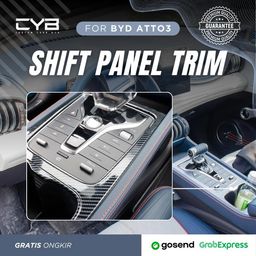 BYD Atto3 - Gear Switch Panel Cover [Carbon]