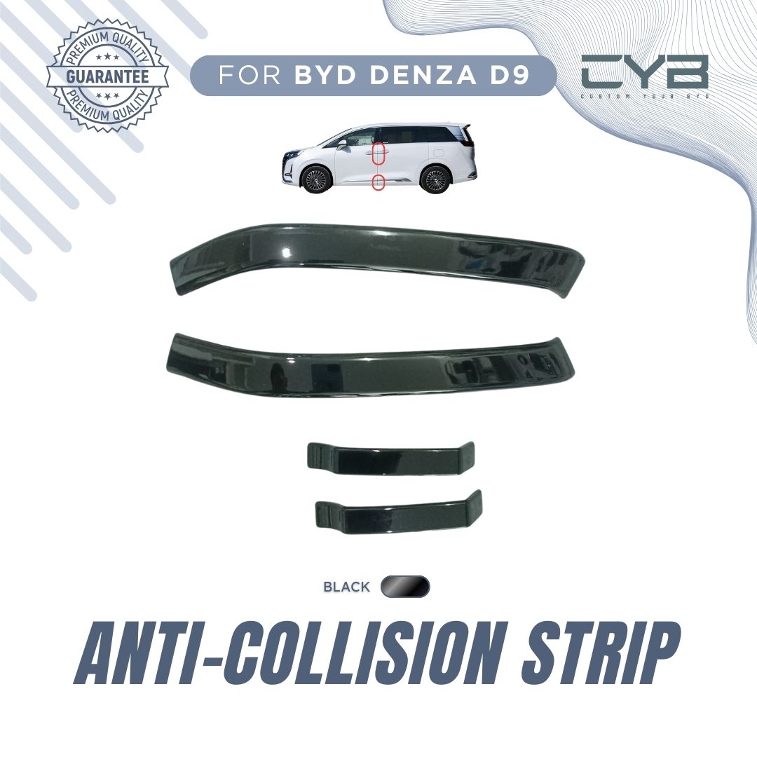 Denza D9 - Anti Collision Strip [Hitam] 2