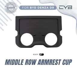 Denza D9 - Middle Row Armrest Cup Cover [EV Wood Pettern]