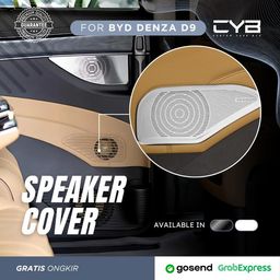 Denza D9 - Speaker Cover [Dashboard Silver]