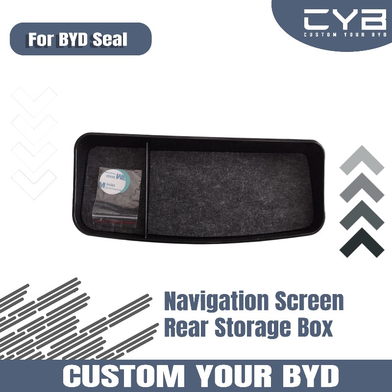 BYD Seal - Navigation Screen Rearstorage Box [ABS+Felt] 2