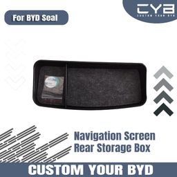 BYD Seal - Navigation Screen Rearstorage Box [ABS+Felt]