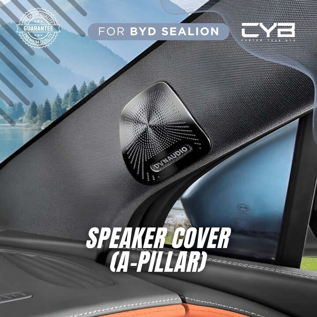 BYD Sealion 7 - Speaker Cover [A-Pillar Black Titanium] 2