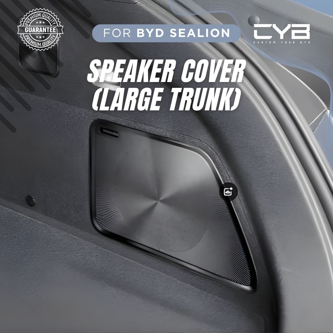 BYD Sealion 7 - Speaker Cover [Large Trunk Black Titanium] 2