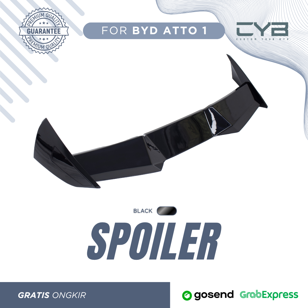 BYD Atto1 - Spoiler [Hitam] 2