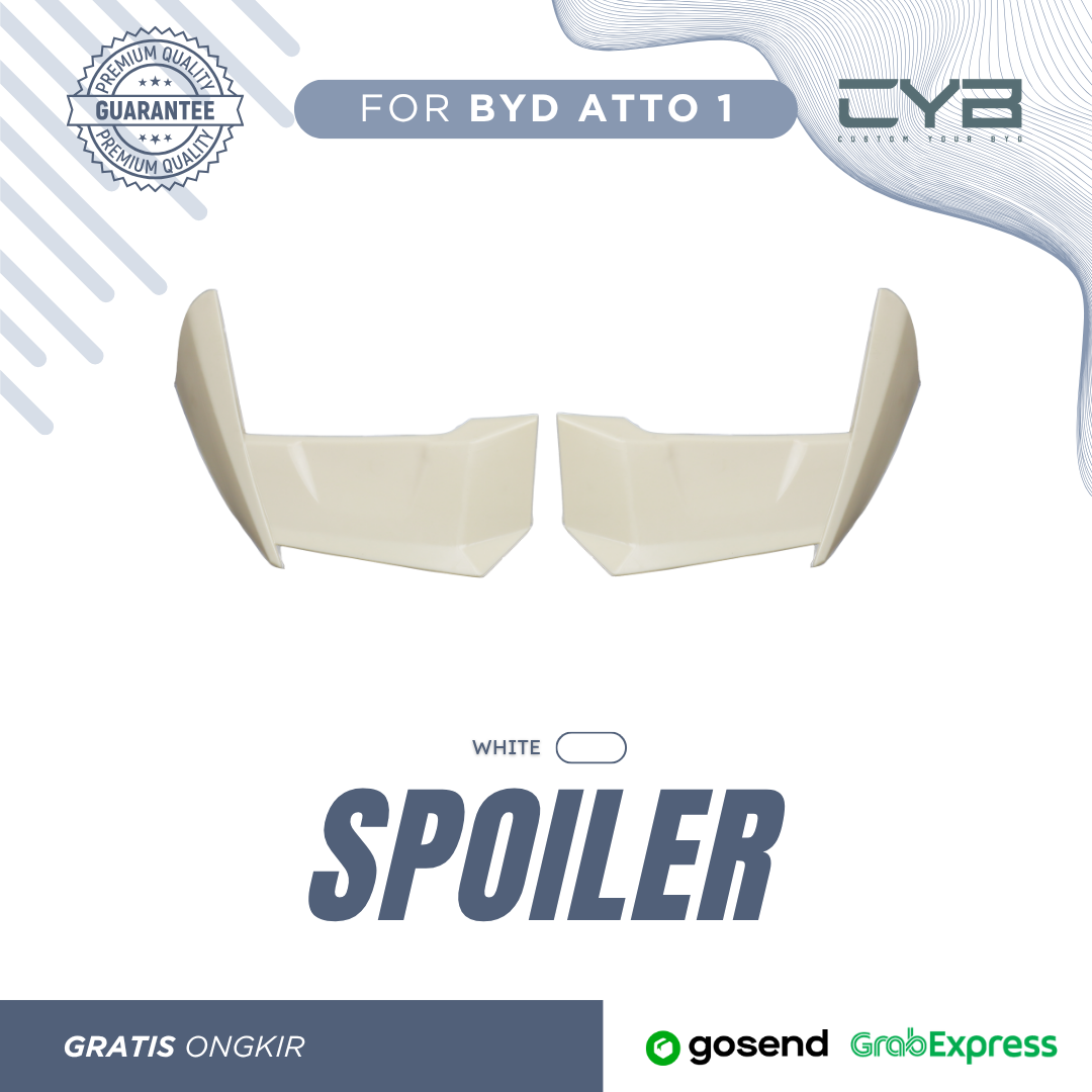 BYD Atto1 - Spoiler [Putih] 2