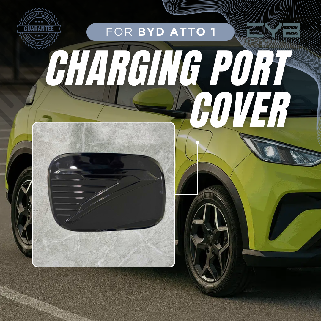 BYD Atto1 - Charging Port Cover [Hitam] 4