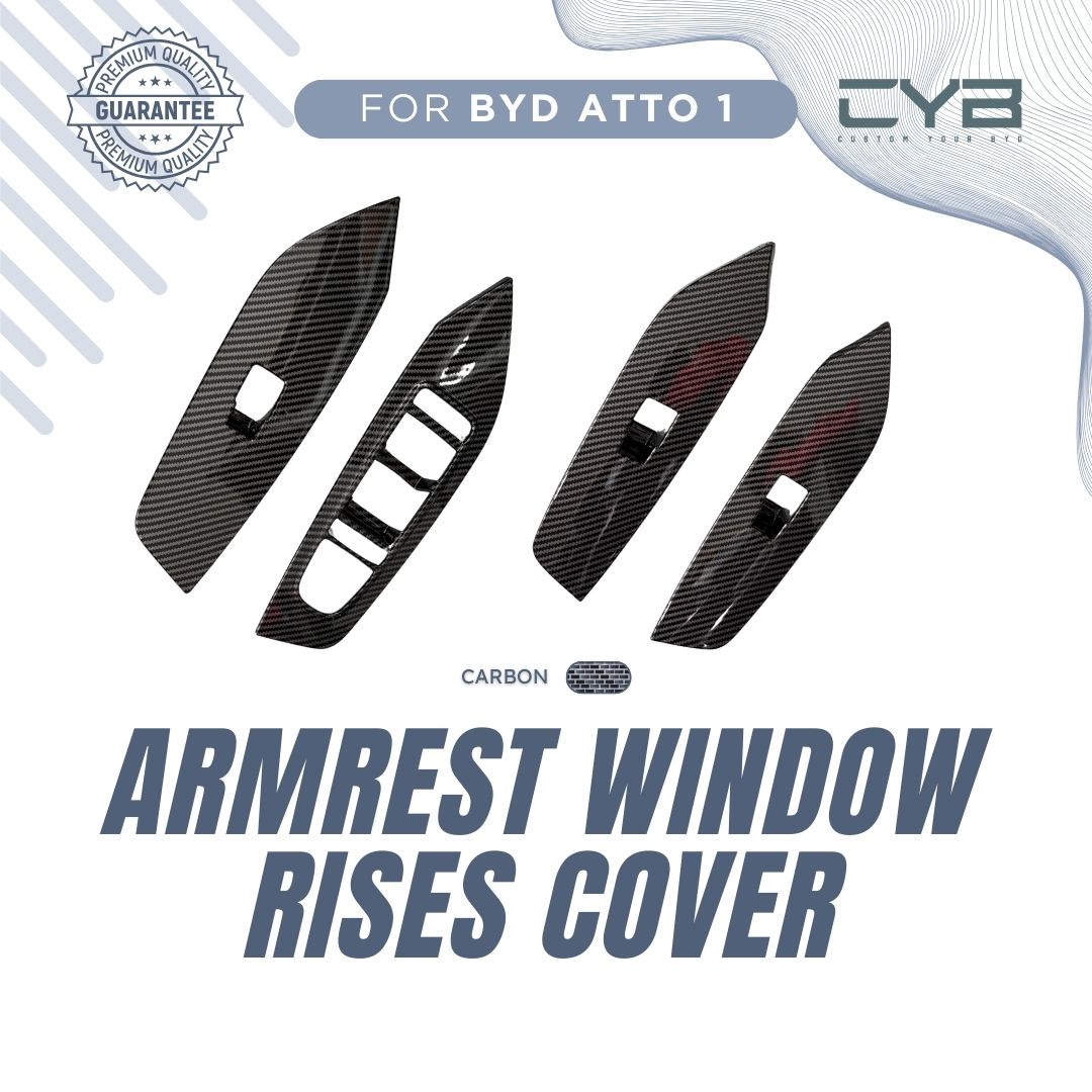 BYD Atto1 - Armrest Window Rises Cover [Carbon] 4