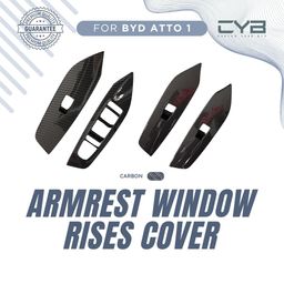 BYD Atto1 - Armrest Window Rises Cover [Carbon] 3