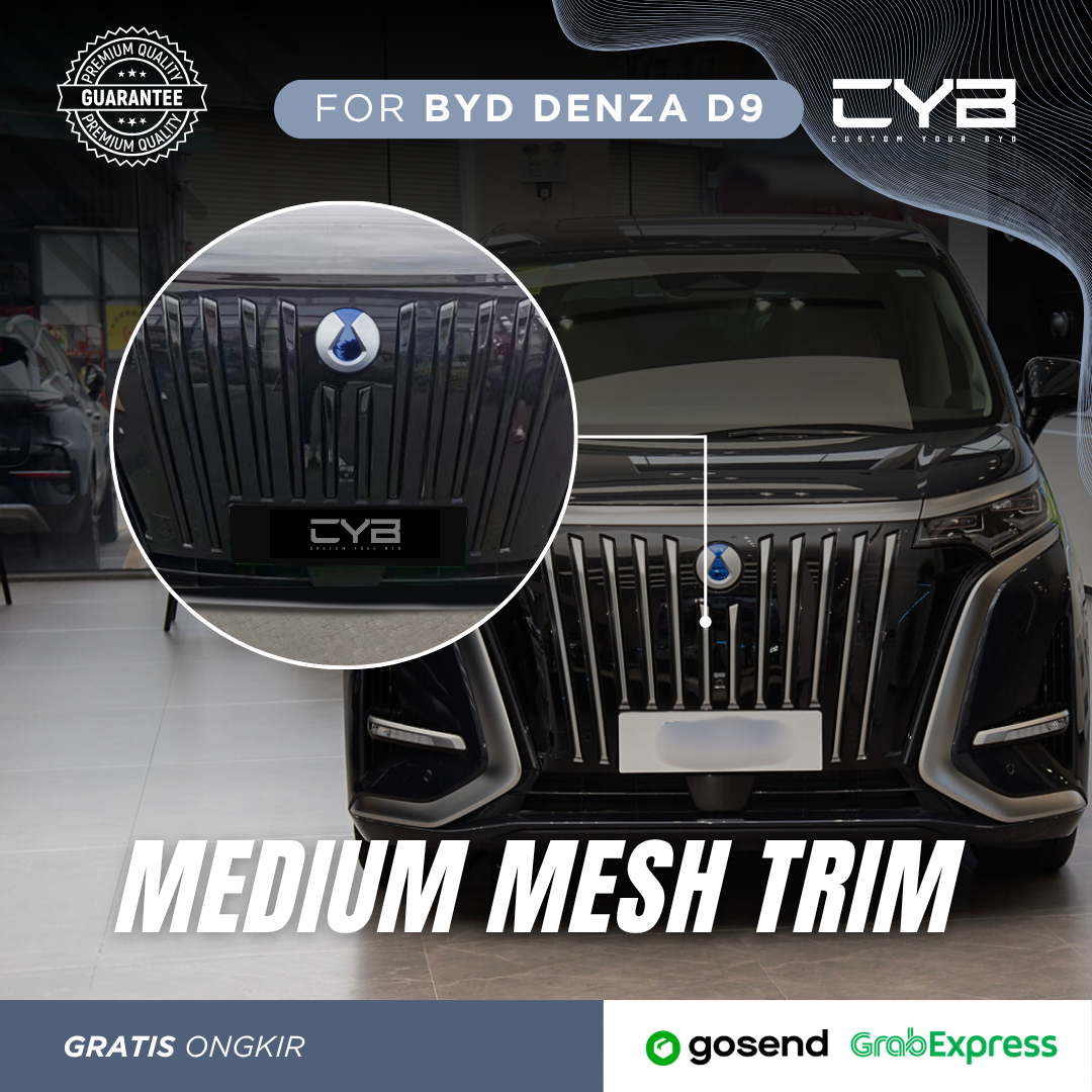 Denza D9 - Medium Mesh Trim [Carbon] 2