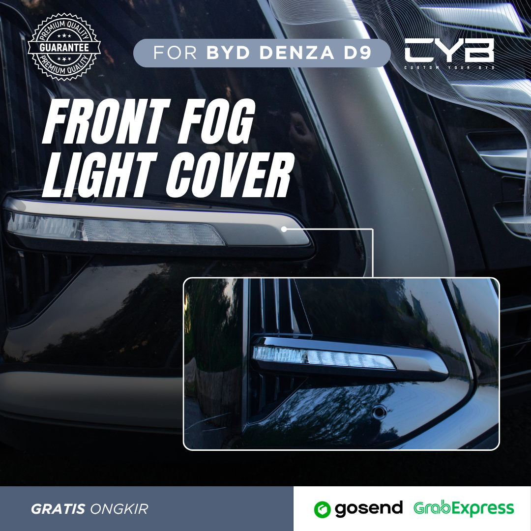 Denza D9 - Front Fog Light Cover [Carbon] 2