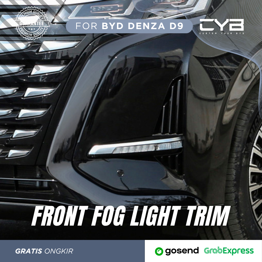 Denza D9 - Front Fog Light Trim [Carbon] 2