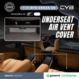 Denza D9 - Underseat Air Vent Cover [Hitam Front Row]
