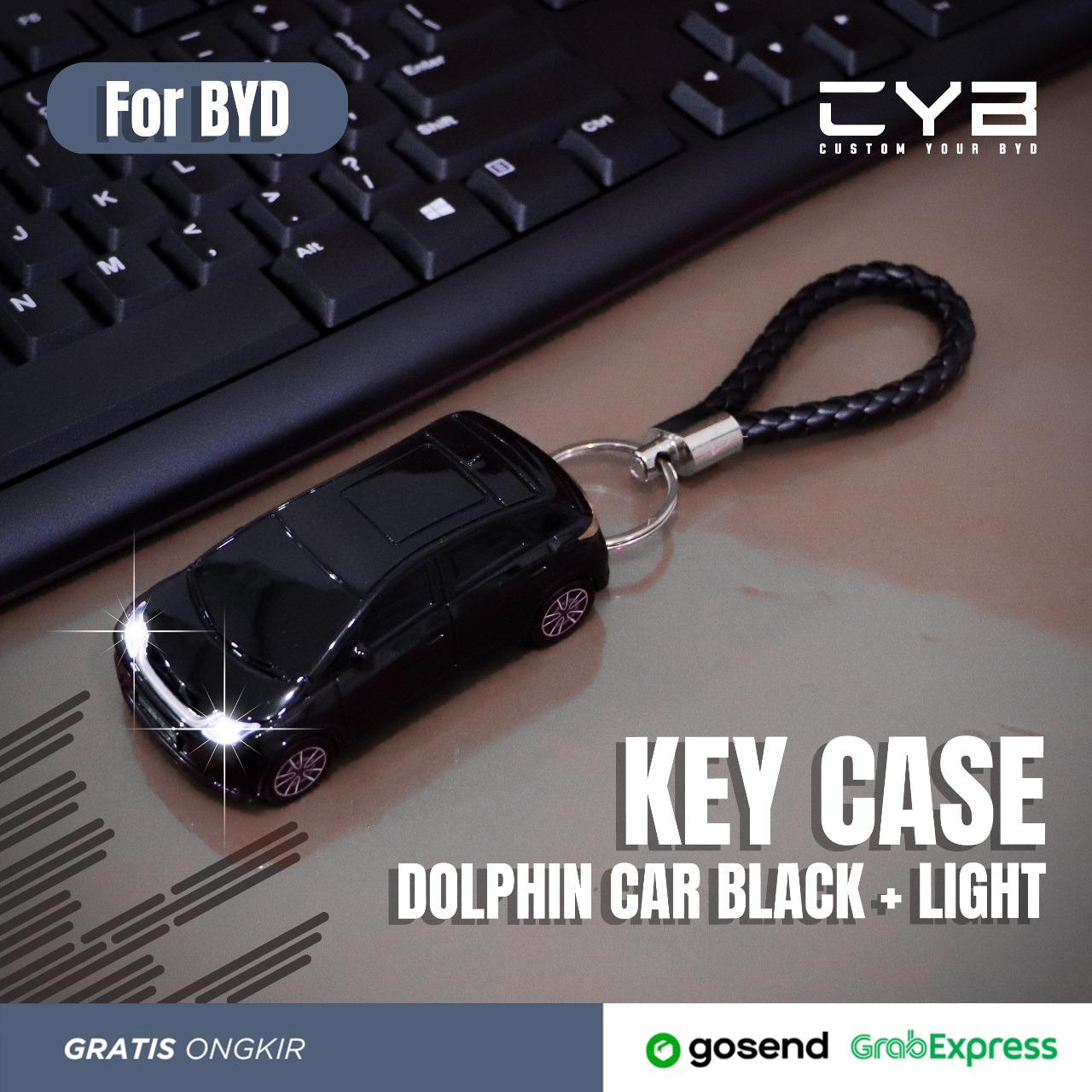 BYD - Key Case [Dolphin Car - Hitam] 2