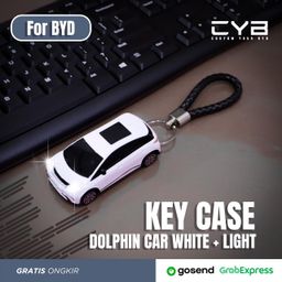 BYD - Key Case [Dolphin Car - Putih]