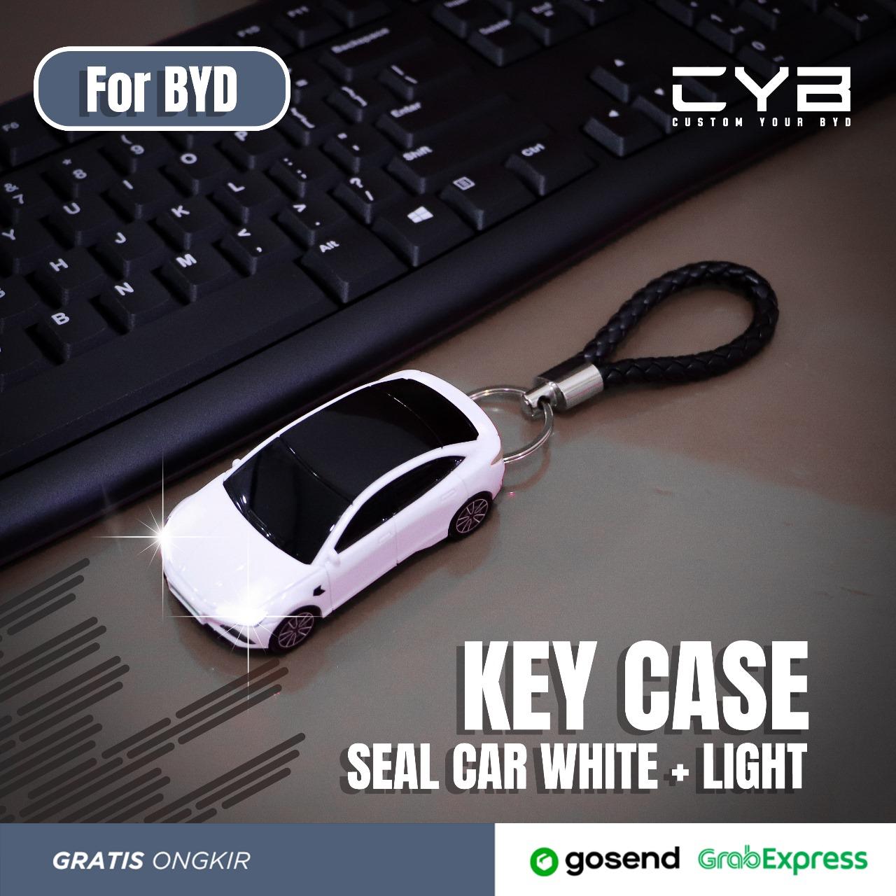 BYD - Key Case [Seal Car - Putih] 2
