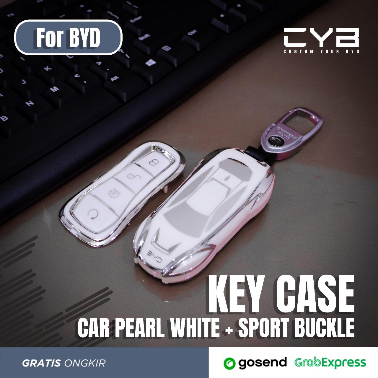 BYD - Key Case [Car Pearl White - SB] 2