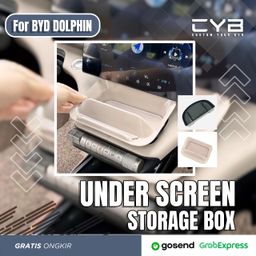 BYD Dolphin - Under-Screen Storage Box [Hitam] 3