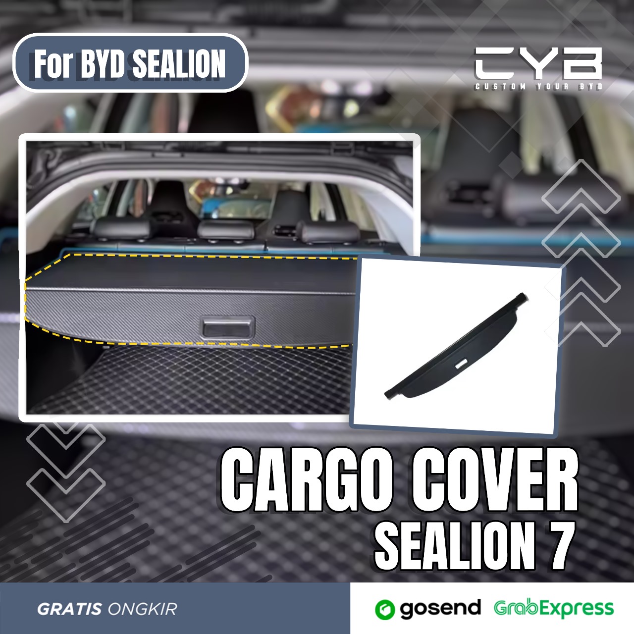 BYD Sealion 7 - Cargo Cover 2