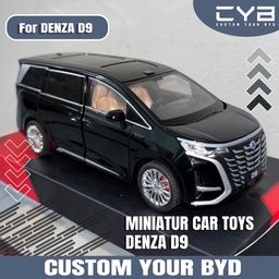 Denza D9 - Miniatur Car / Toys [Hitam - Metal]