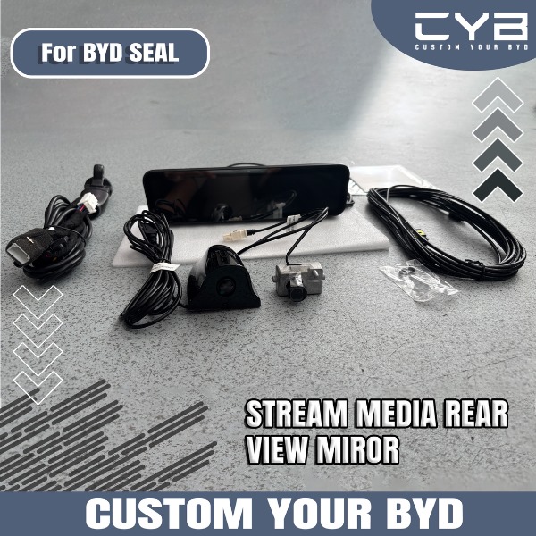 BYD Seal - Stream Media Rear View Mirror [Front Rear Camera] 4