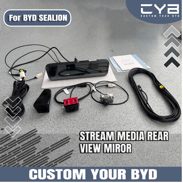 BYD Seal - Stream Media Rear View Mirror [Front Rear Camera] 2