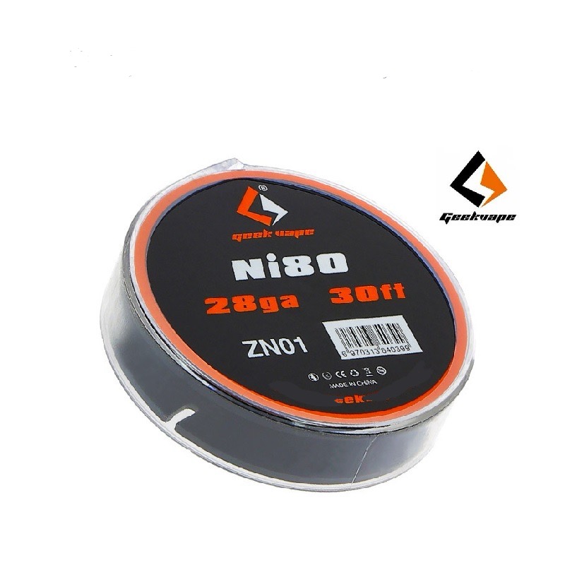 Kawat Pemanas GeekVape Ni80 28 AWG - 75 CM