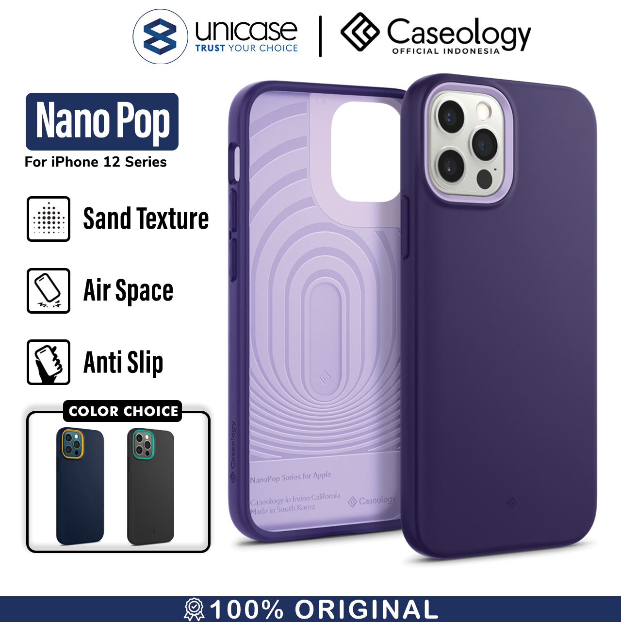 Case iPhone 12 Pro Max 12 Mini Caseology Nano Pop Softcase Casing