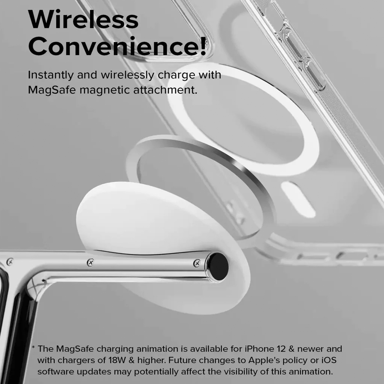 Magnetic Wireless Charging Stand Ringke 3 in 1 Magsafe Holder 15W LED