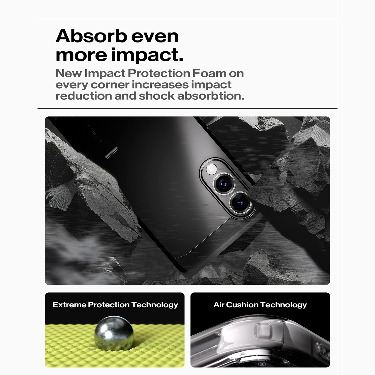 Spigen Galaxy S25 Edge Case Magsafe Tough Armor MagFit - Black ACS09422