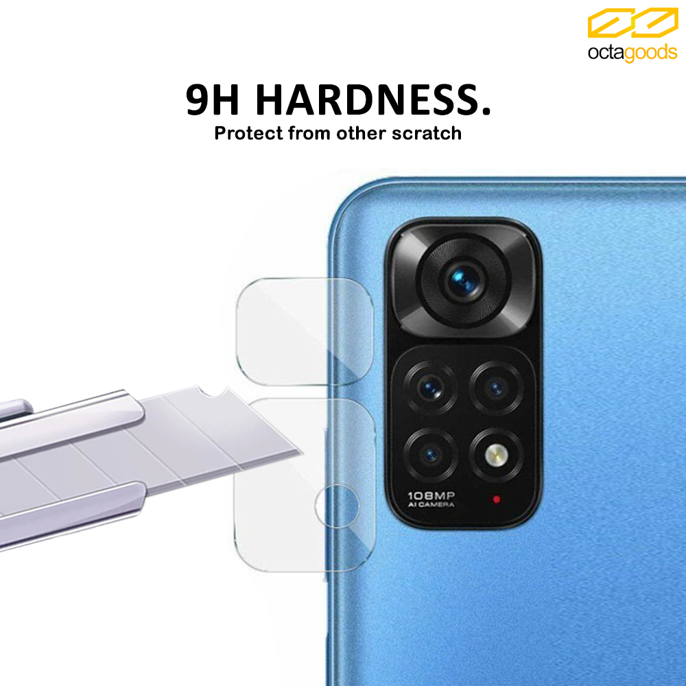 Octagoods Xiaomi Redmi Note 11 / 11s Camera Lens Protector - Clear