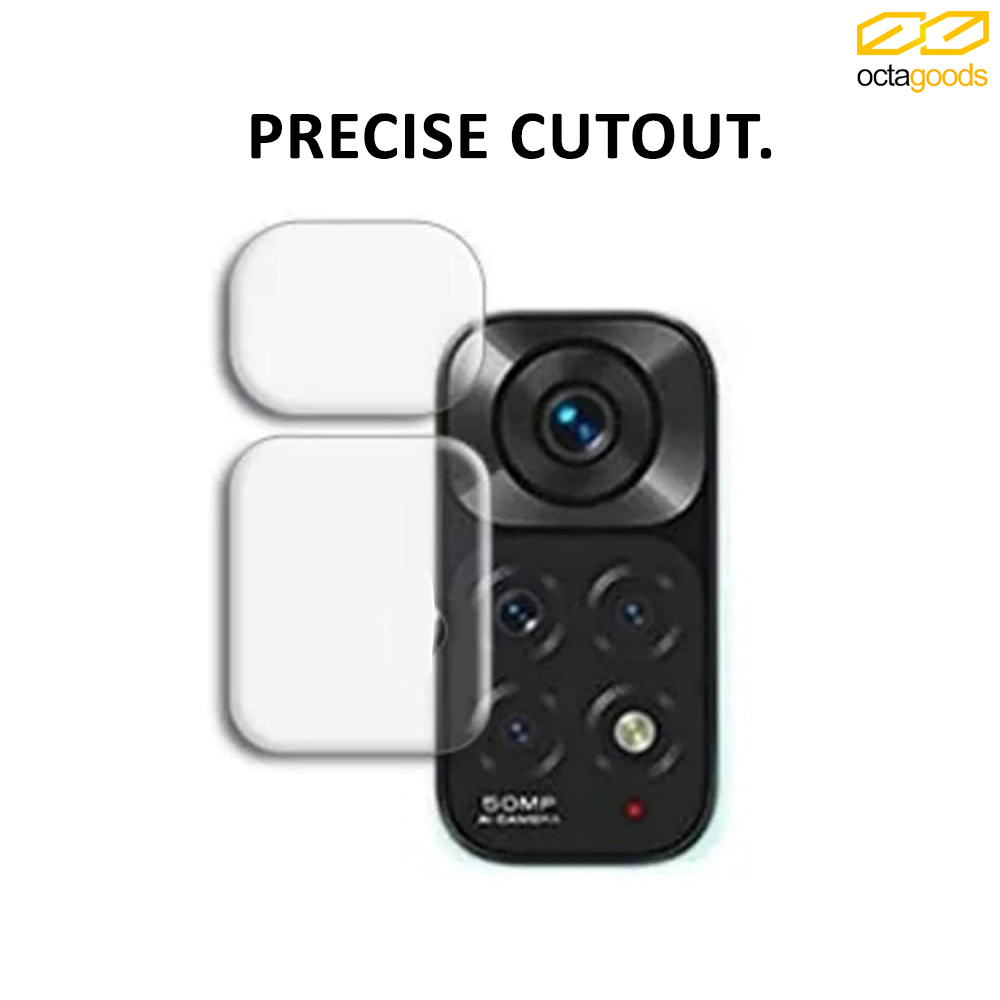 Octagoods Xiaomi Redmi Note 11 / 11s Camera Lens Protector - Clear