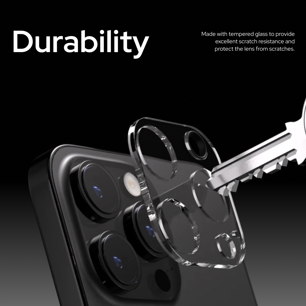 Camera Lens Glass iPhone 15 Pro Max Plus SwitchEasy LensArmor Cover 9H