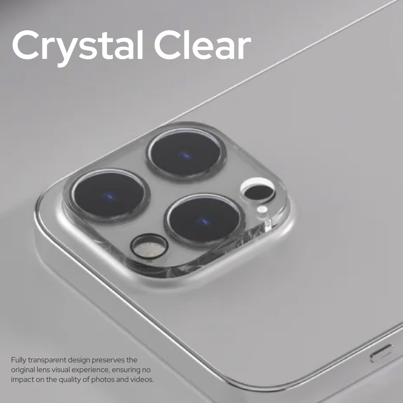 Camera Lens Glass iPhone 15 Pro Max Plus SwitchEasy LensArmor Cover 9H