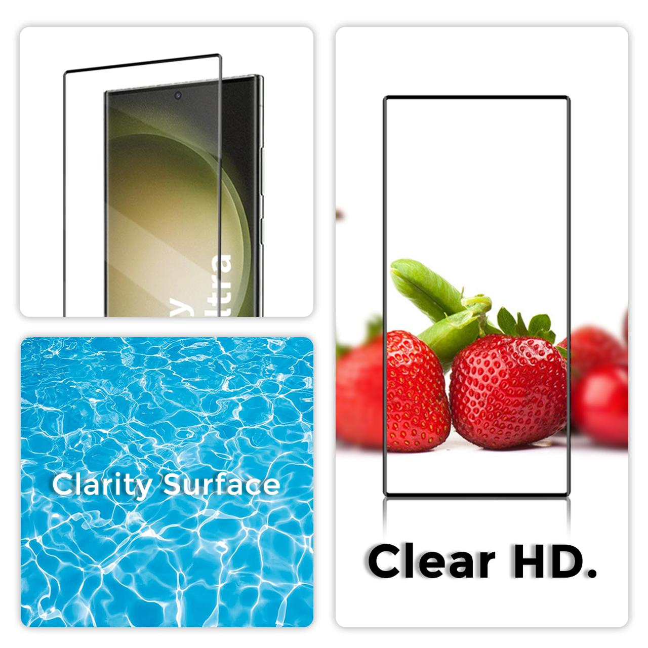 Octagoods Galaxy S24 Tempered Glass 2.5D Full Cover - Clear SX7273-1