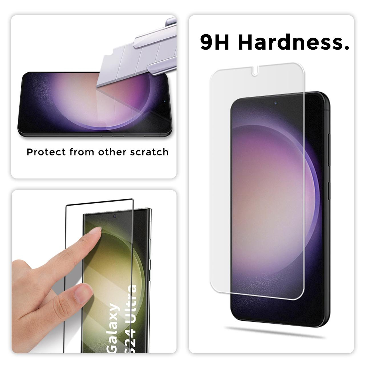 Octagoods Galaxy S24 Tempered Glass 2.5D Full Cover - Clear SX7273-1