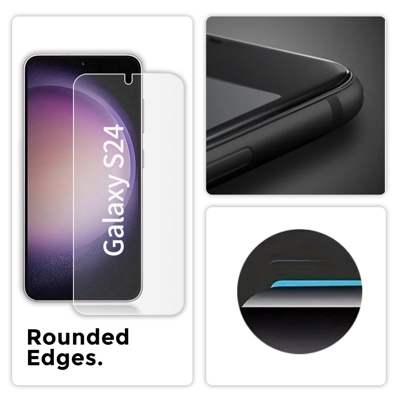 Octagoods Galaxy S24 Tempered Glass 2.5D Full Cover - Clear SX7273-1
