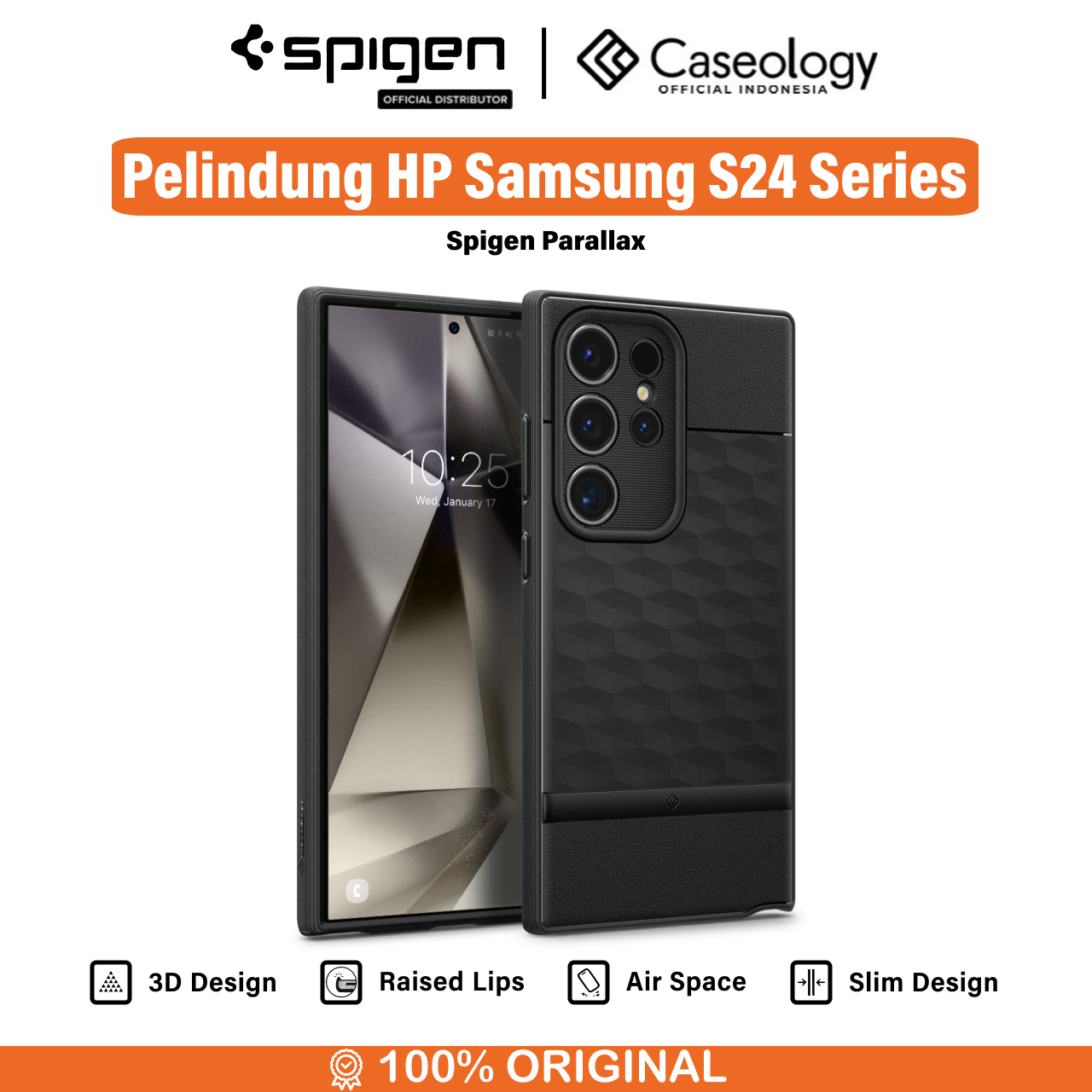 Caseology Galaxy S24 Plus Case Parallax - Sage Green ACS07340