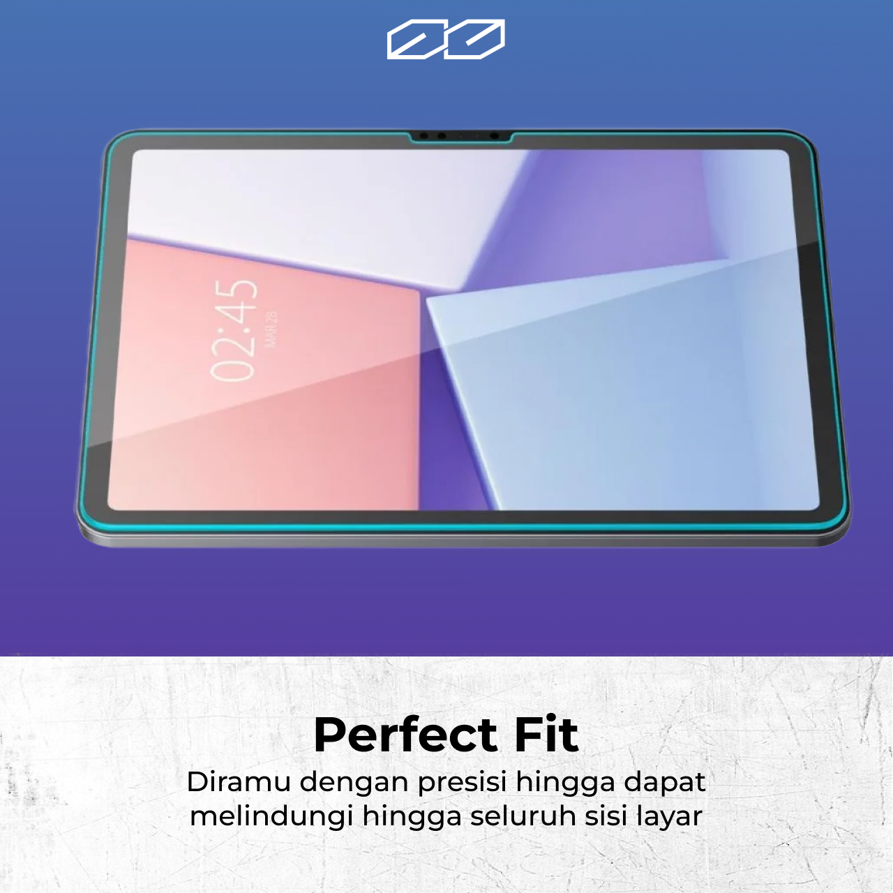 Octagoods iPad Pro 11" (2025 / 2024) Tempered Glass with Tray - Clear PG7387